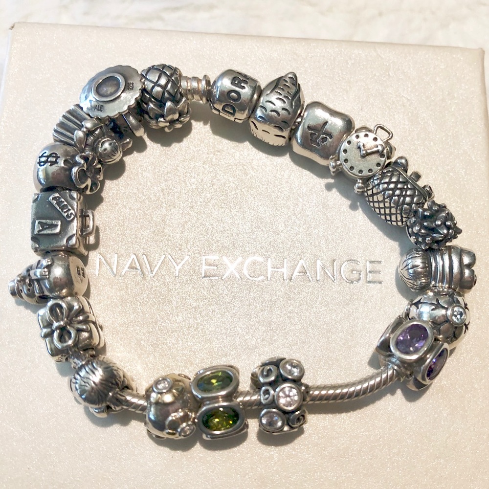 Pandora💙Bracelet with 19 Charms - Picture 2 of 8